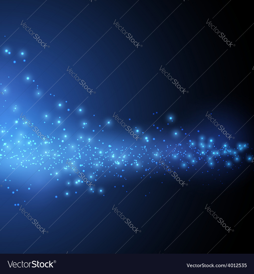 Bright magical sparkling space background Vector Image