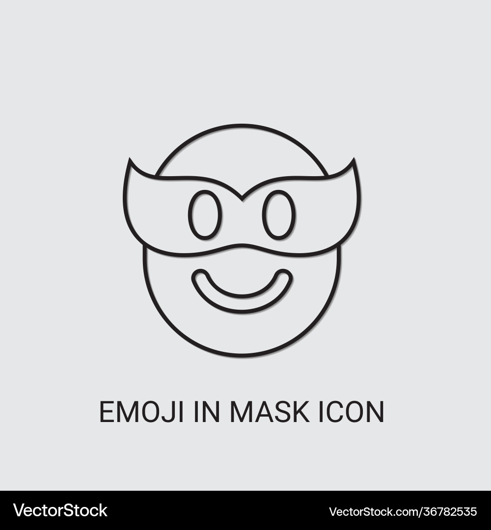 Emoji in mask icon Stock Images Page Everypixel