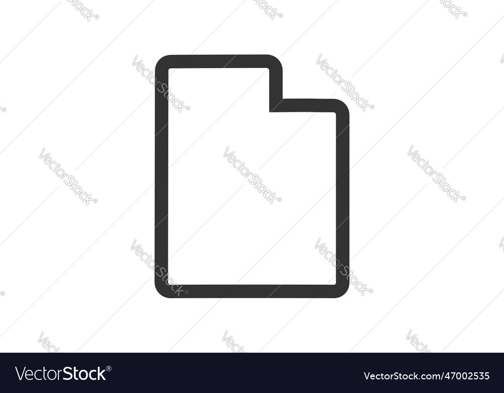 Utah outline symbol us state map Royalty Free Vector Image image.