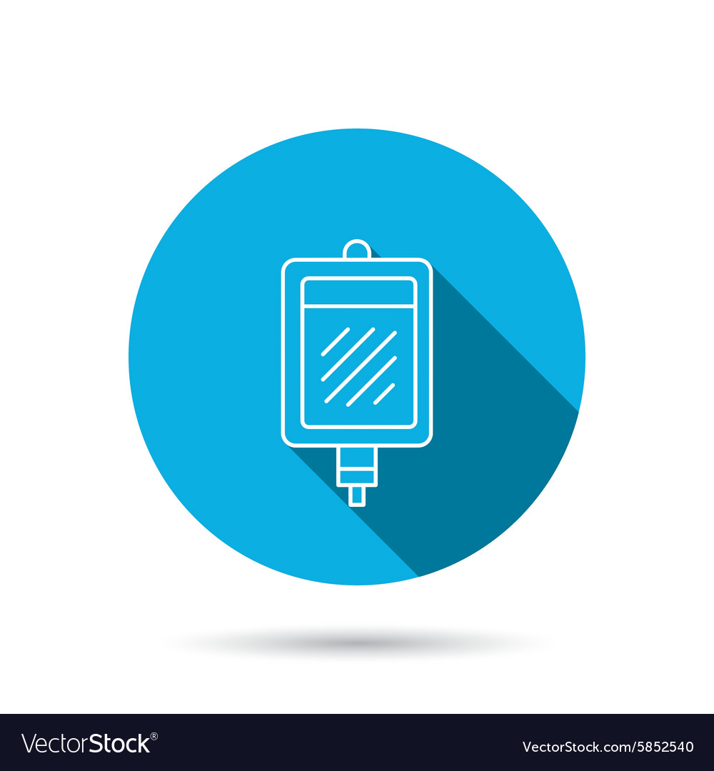 blood donation icon medicine drop counter sign vector image