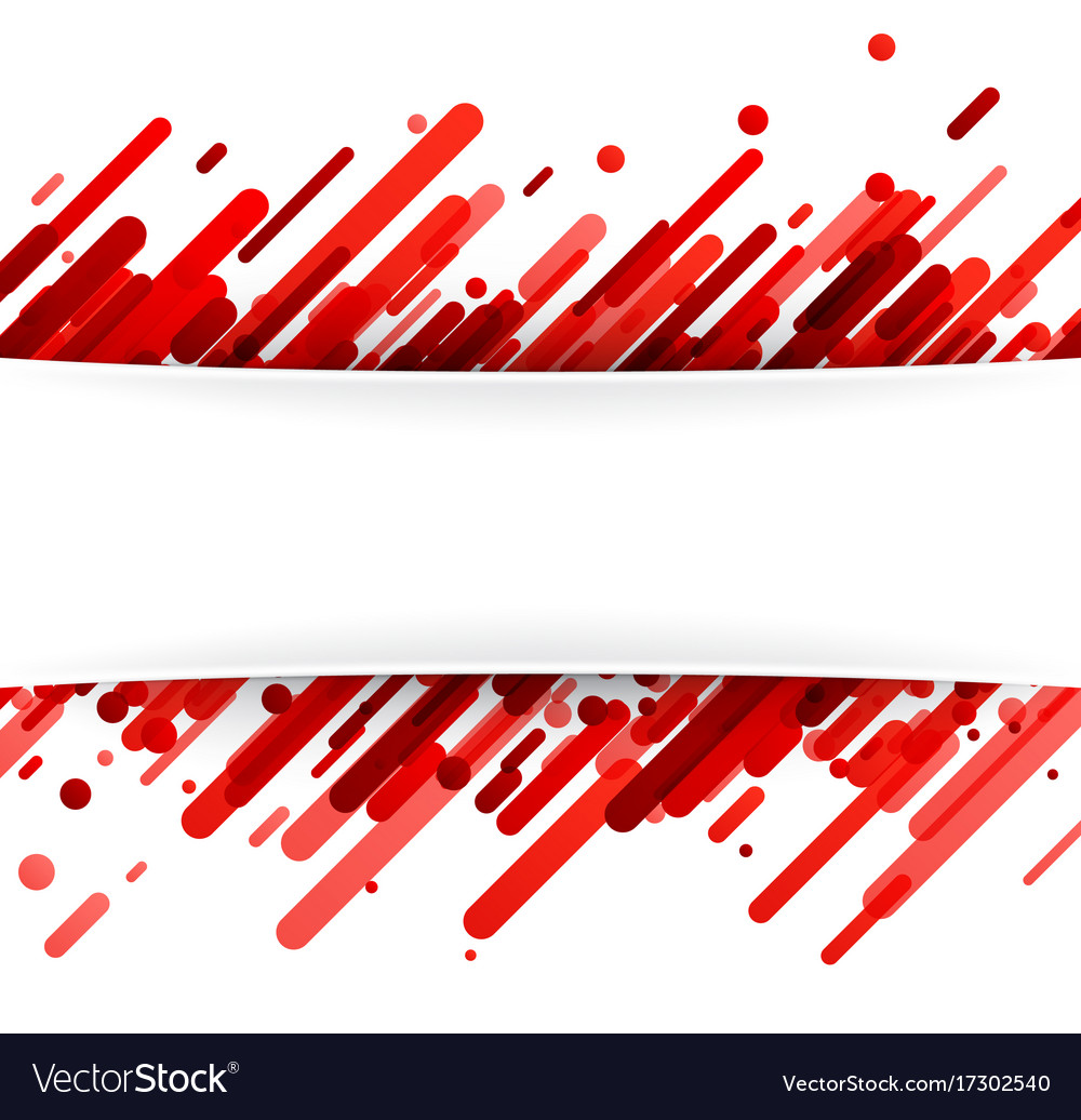 Red abstract background on white Royalty Free Vector Image