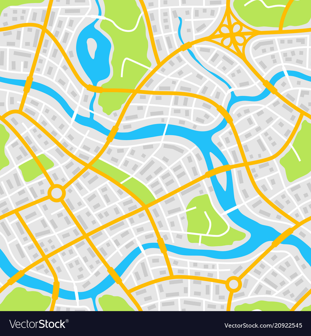 City Map Vector Free Abstract City Map Seamless Pattern Royalty Free Vector Image