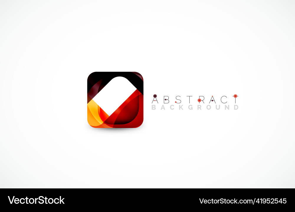 Minimal background abstract square shape Vector Image