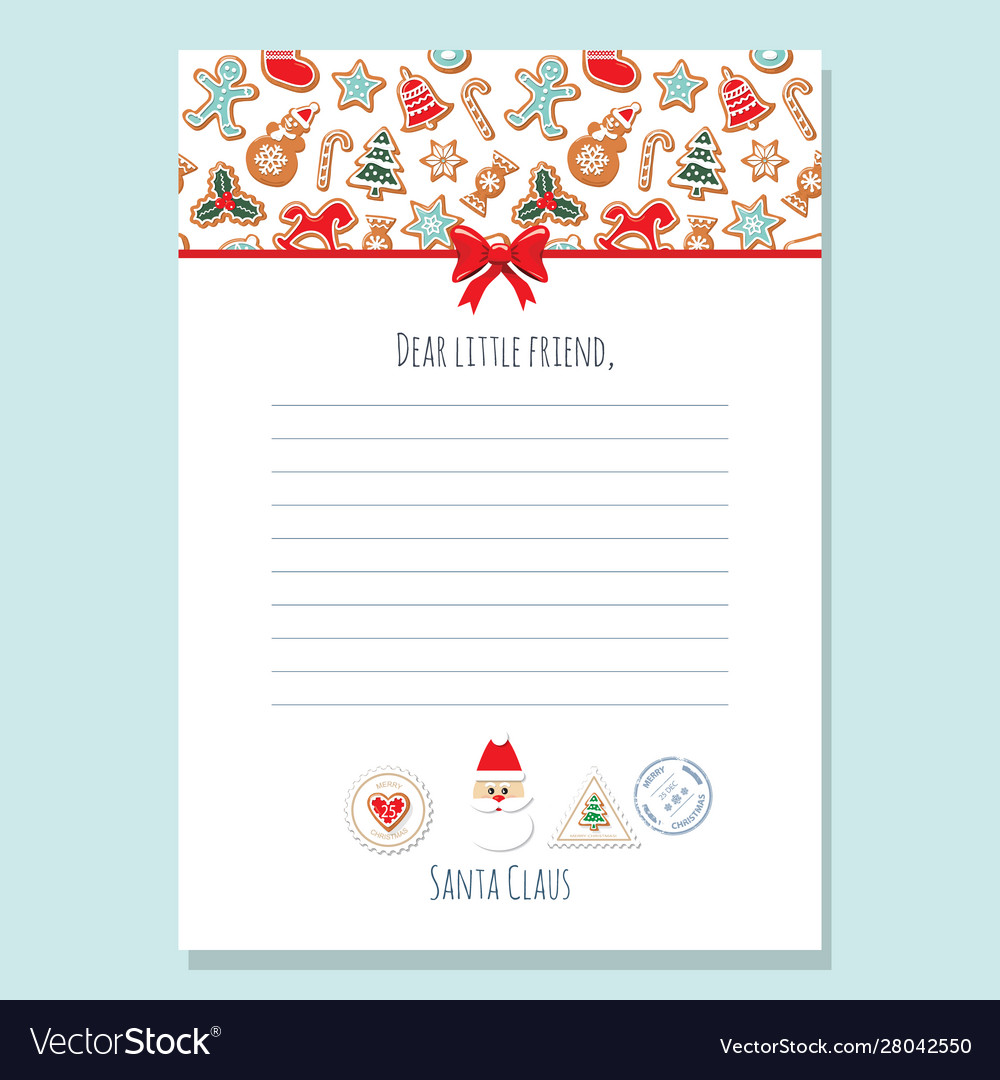 a letter to santa claus