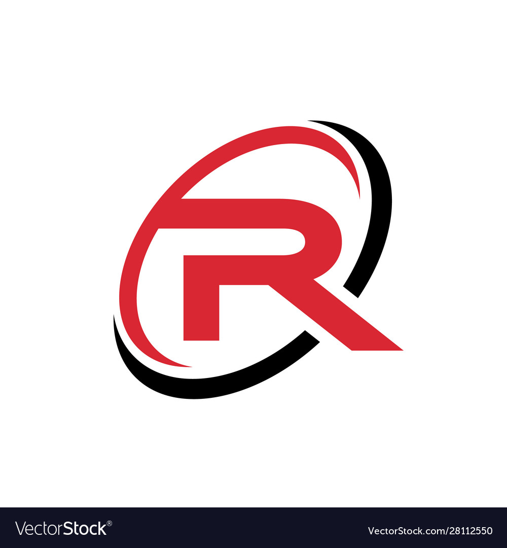 Letter r logo design r logo design Royalty Free Vector Image