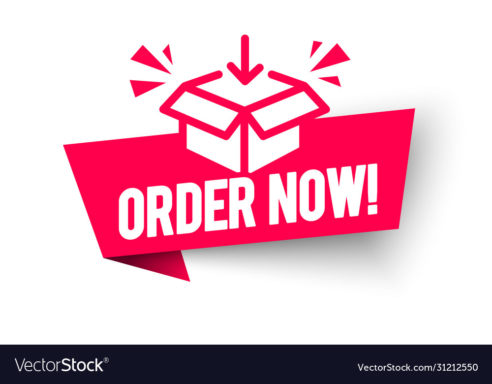 Order Now Red Button transparent PNG - StickPNG