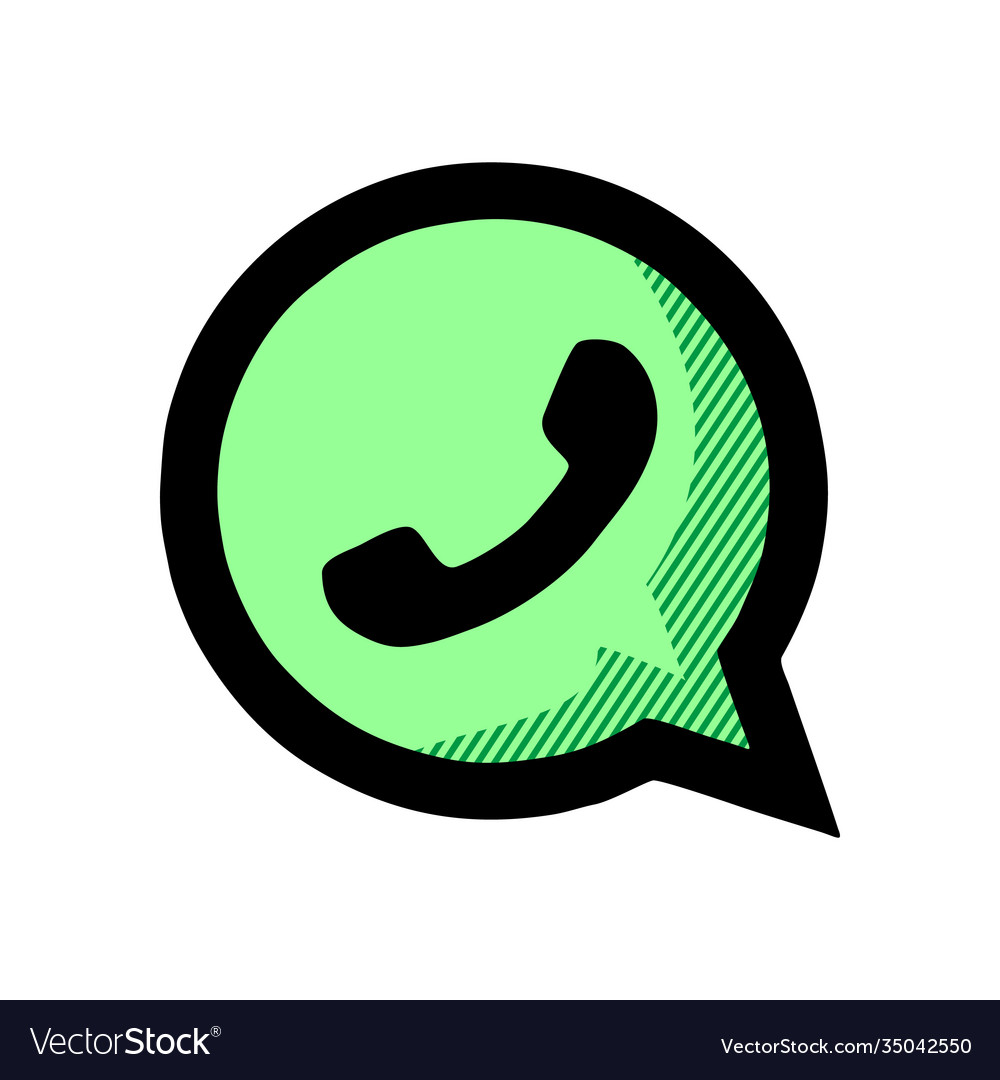 Whatsapp logo free vector icons designed by SimpleIcon