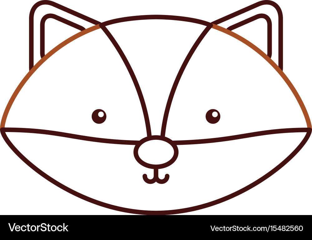Animal skunk cartoon Royalty Free Vector Image