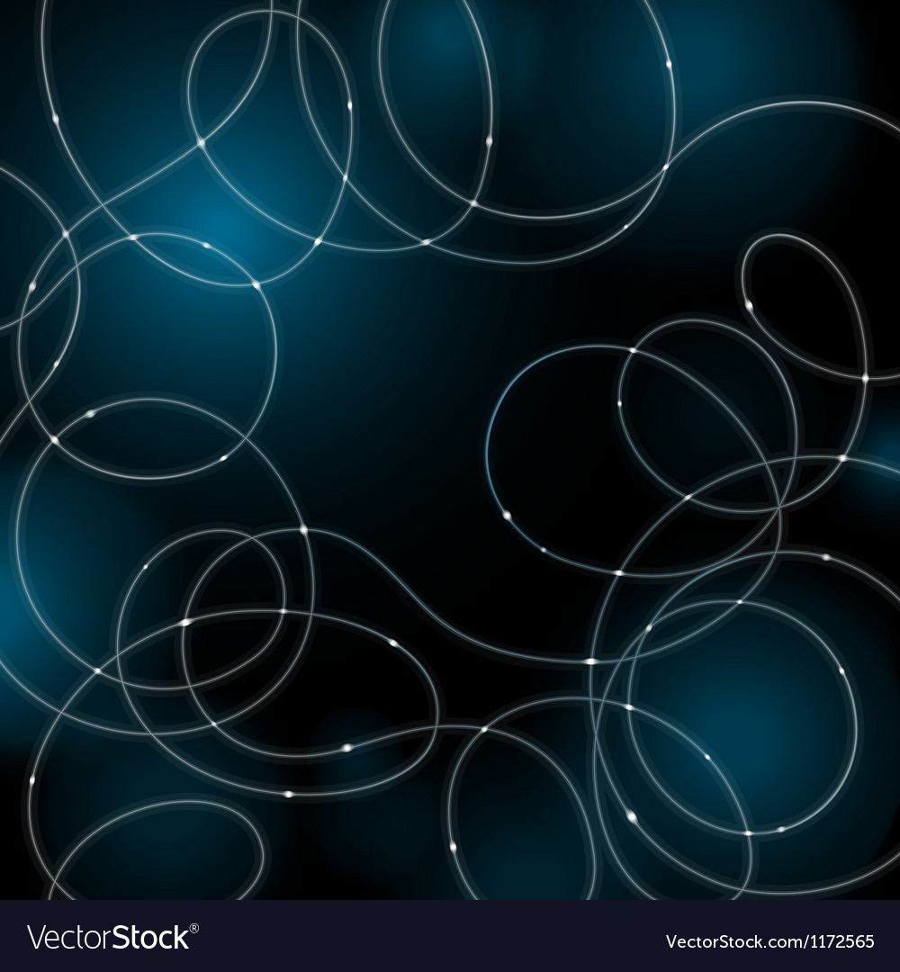 Abstract glowing threads Royalty Free Vector Image