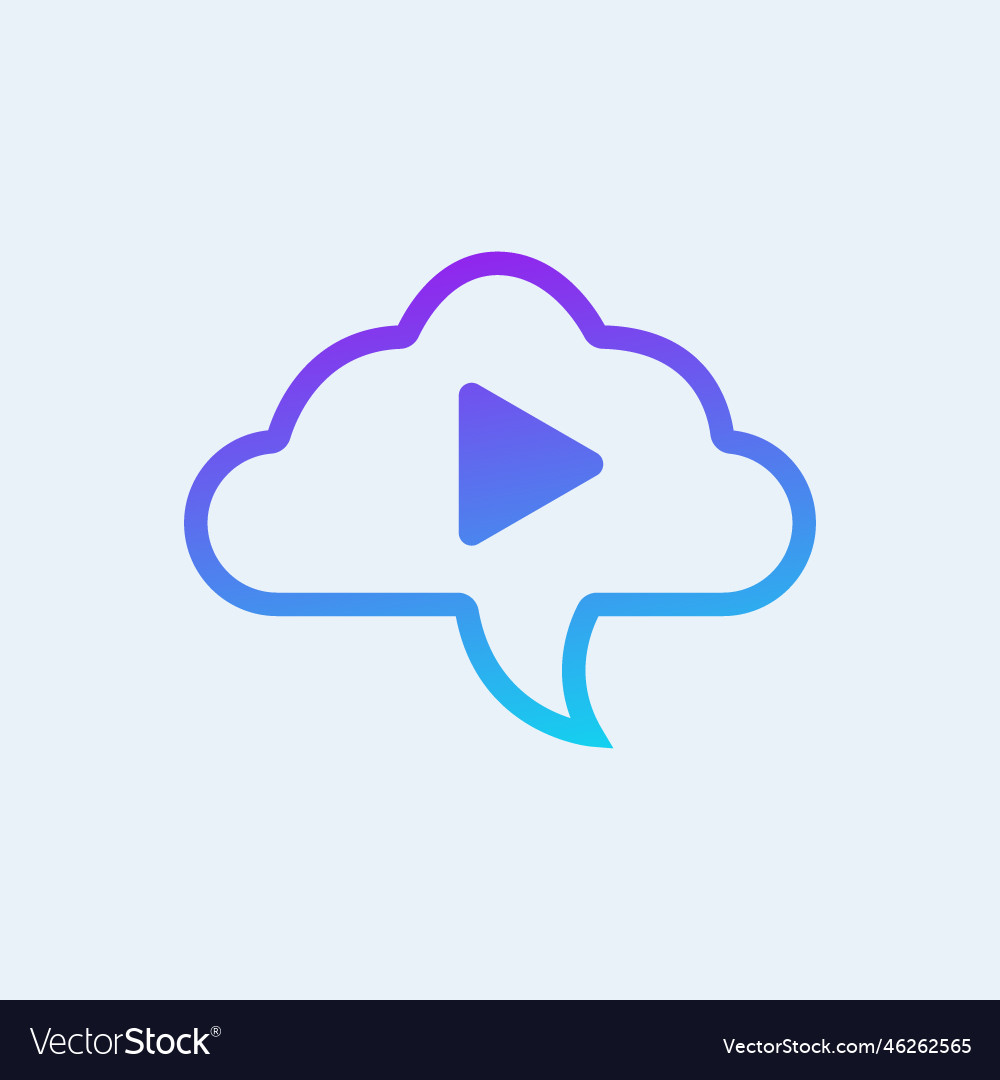 Cloud media logo design