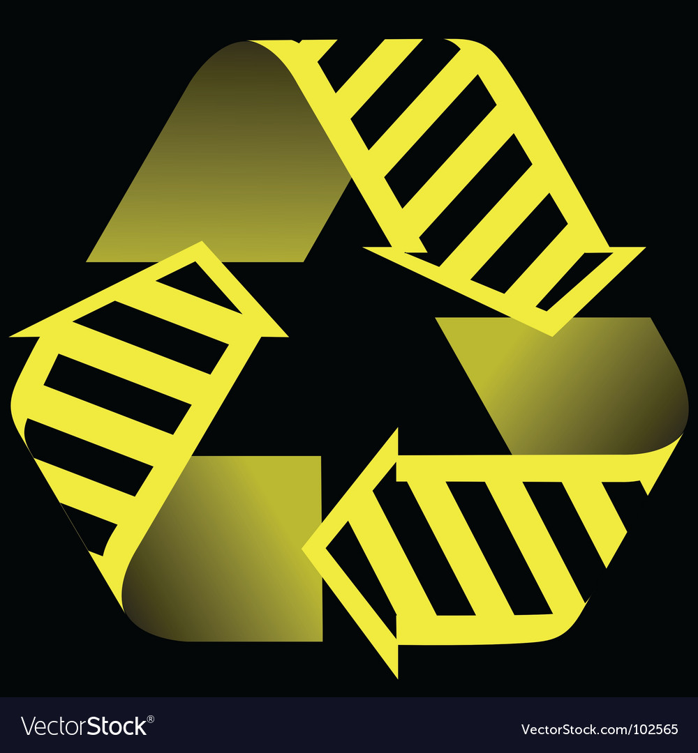 Recycle and construction icon