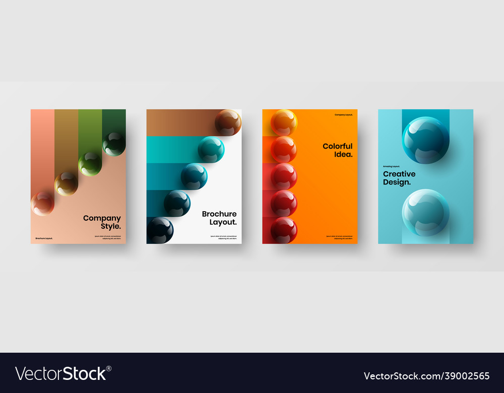 Simple front page design concept composition Vector Image