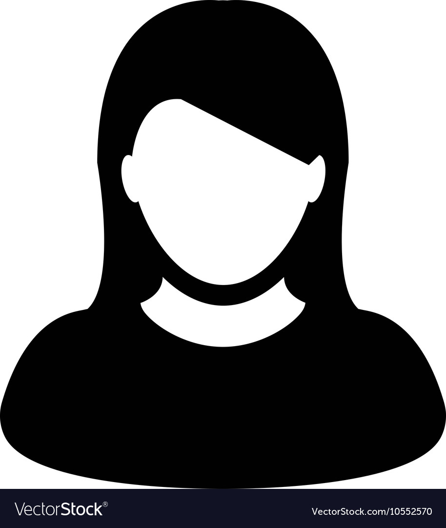 Download User icon - woman - profile - human avatar Vector Image