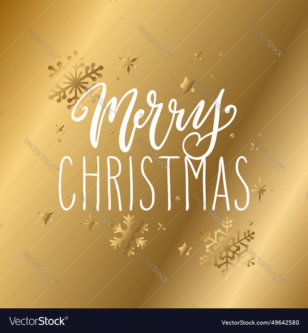 Handwritten christmas greetings modern Royalty Free Vector