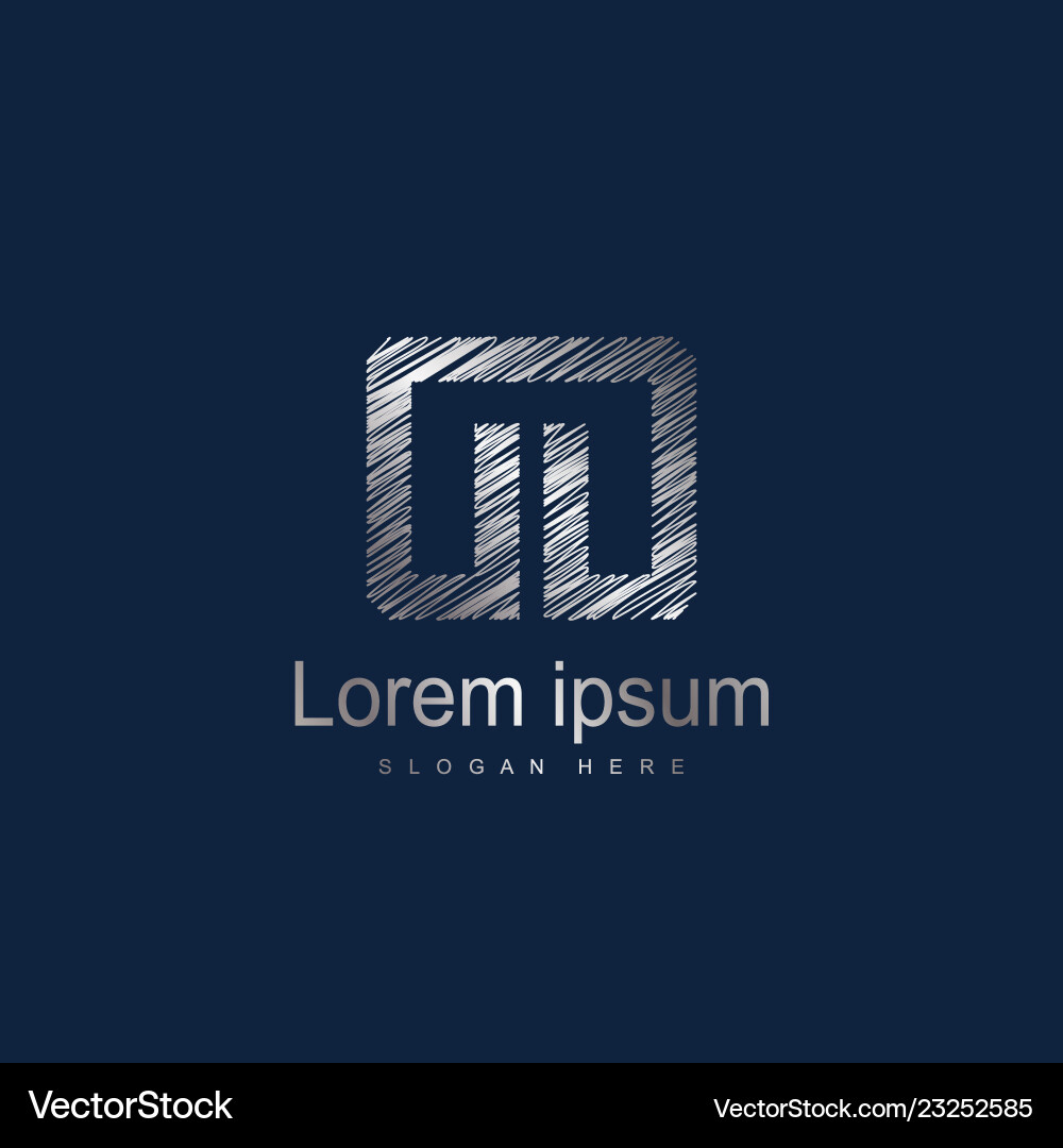 Initial letter dd logo template design Royalty Free Vector