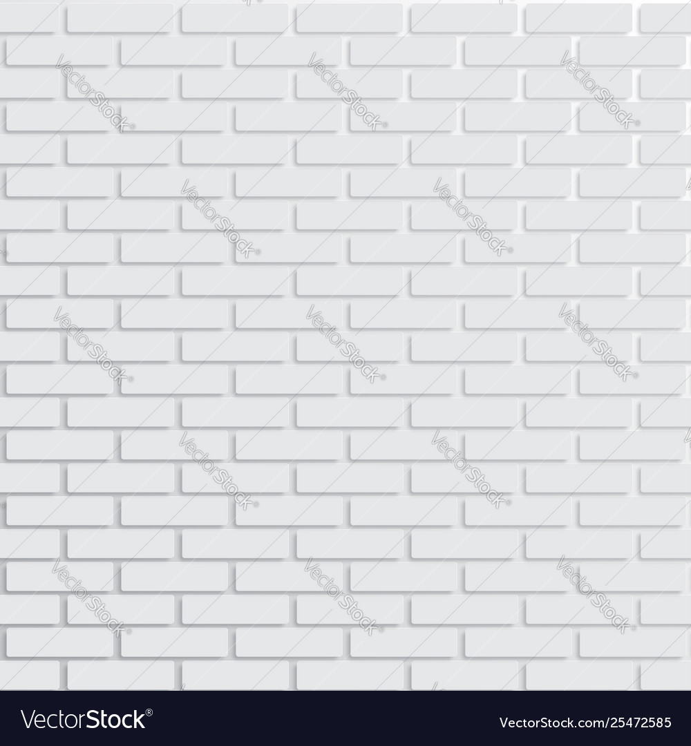 White brick wall Royalty Free Vector Image - VectorStock