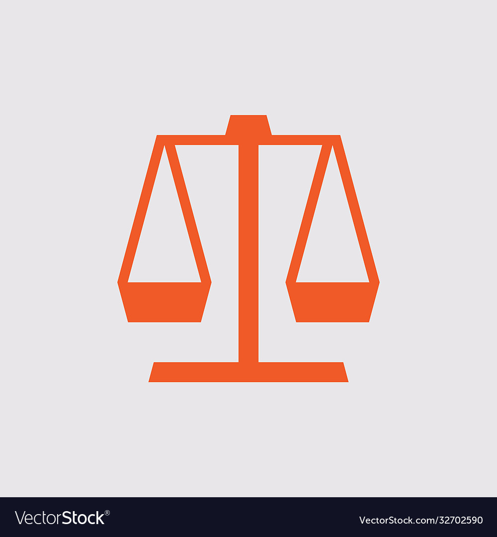 Justice law logo Royalty Free Vector Image - VectorStock