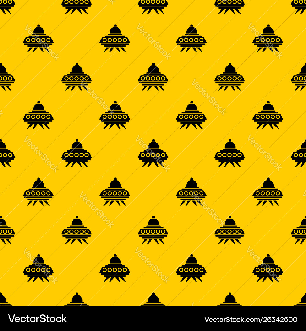 Alien spaceship pattern Royalty Free Vector Image
