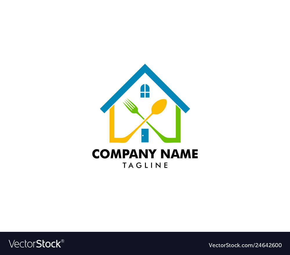 Home cooking logo Royalty Free Vector Image - VectorStock