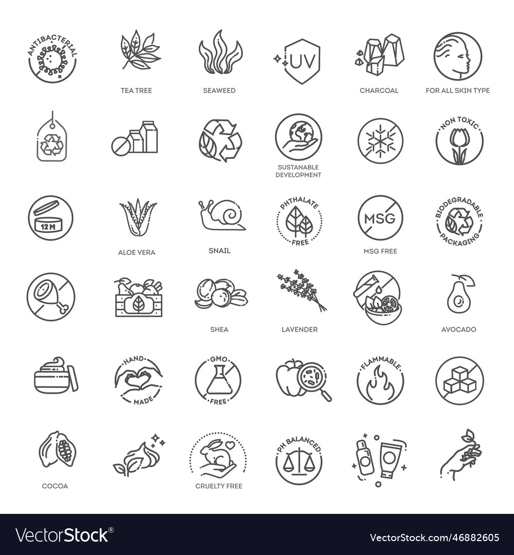 vegan-food-symbols-royalty-free-vector-image-vectorstock