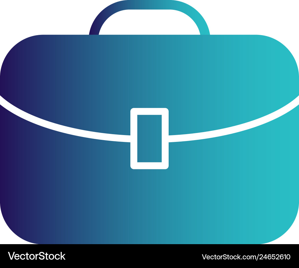 Briefcase icon Royalty Free Vector Image - VectorStock