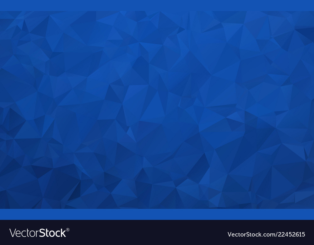 Abstract dark blue polygonal background