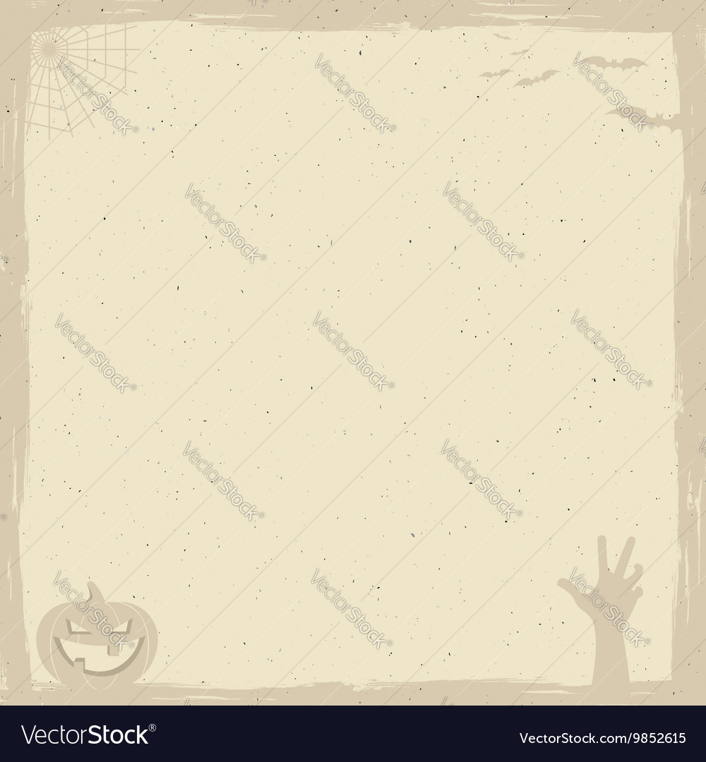 happy halloween poster template with holiday vector image
