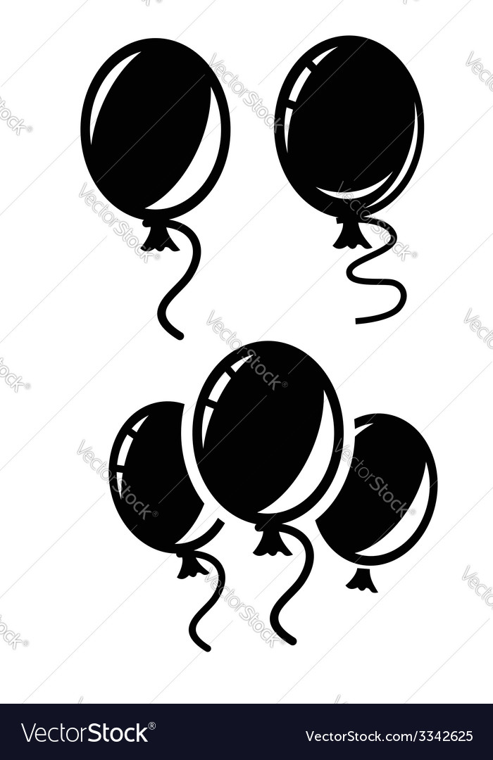 Balloon icon Royalty Free Vector Image - VectorStock