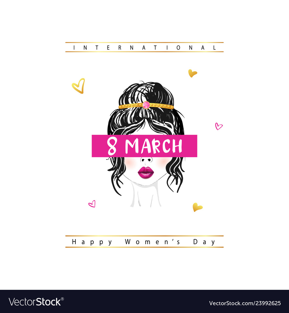 Happy Womens Day 8th March Royalty Free Vector Image 2439