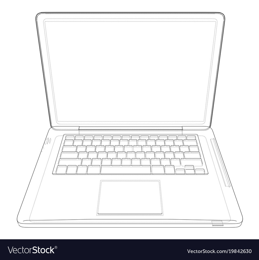 Cartoon drawing of a laptop on a laptop on Craiyon