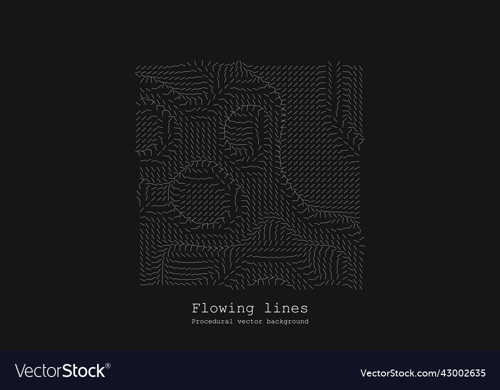 Abstract line matrix pattern noise flow dynamic