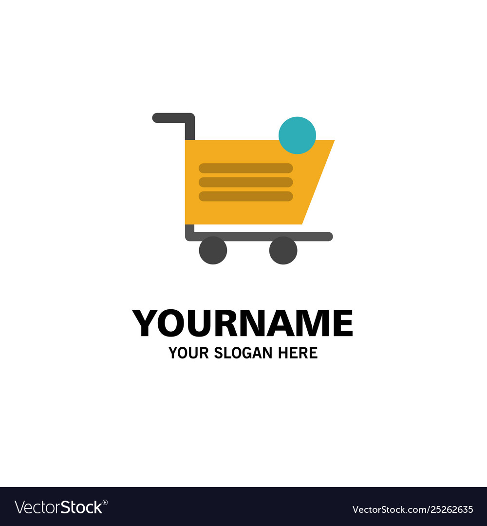 Cart shopping shipping item store business logo