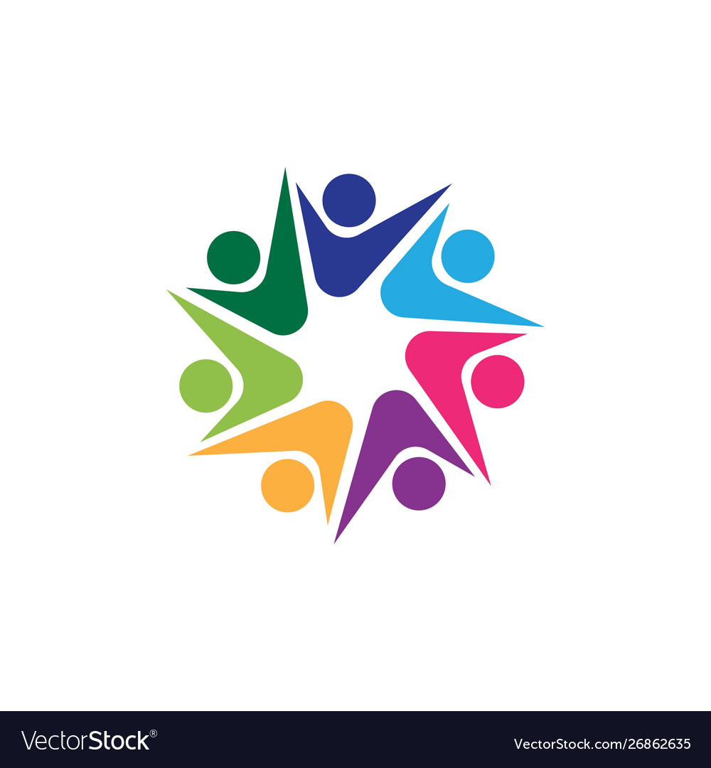 People icon work group Royalty Free Vector Image