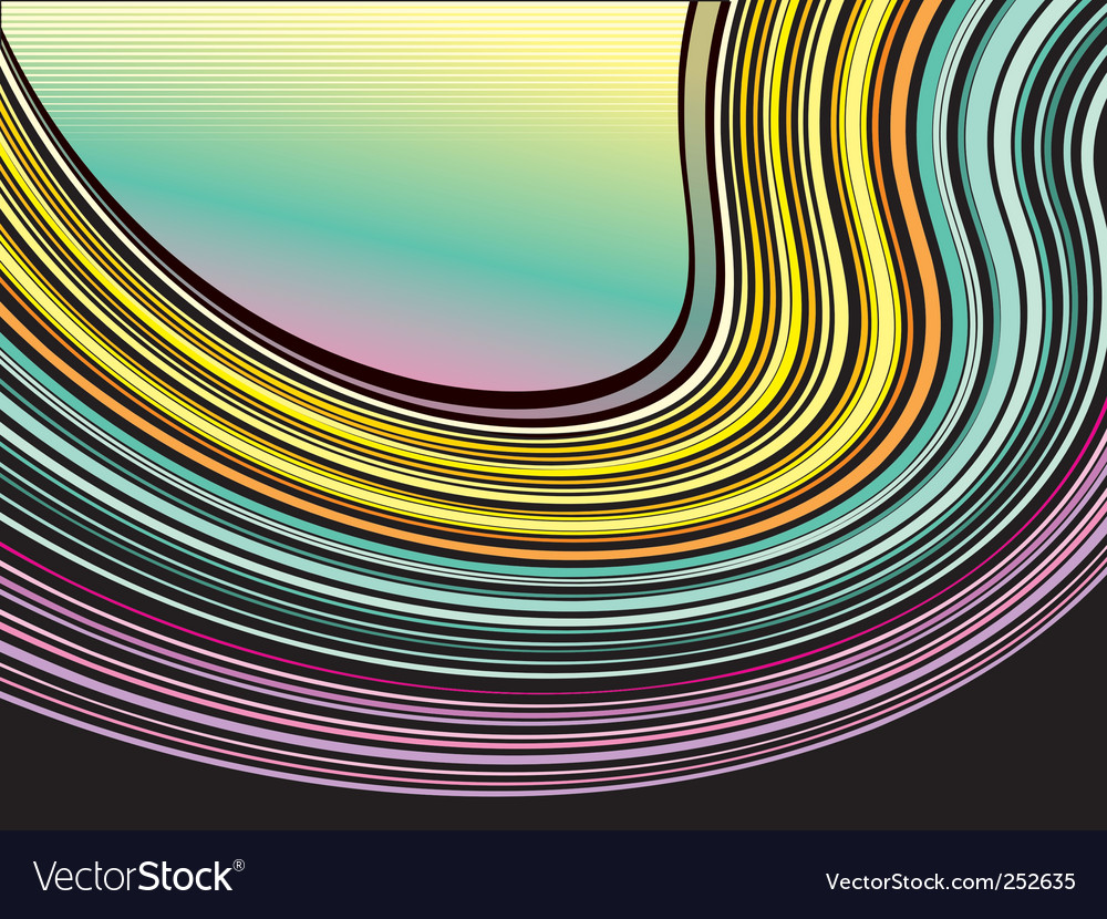 Retro striped background Royalty Free Vector Image