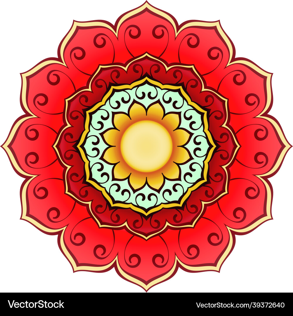 Mandala Royalty Free Vector Image - VectorStock