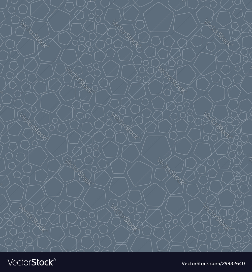 Random pentagons seamless pattern Royalty Free Vector Image