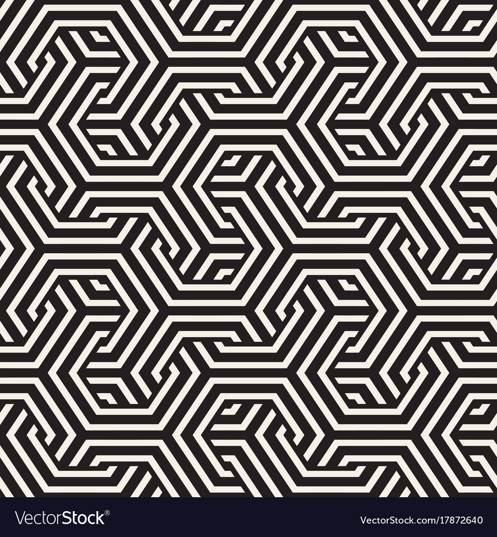 Seamless interlacing lines pattern