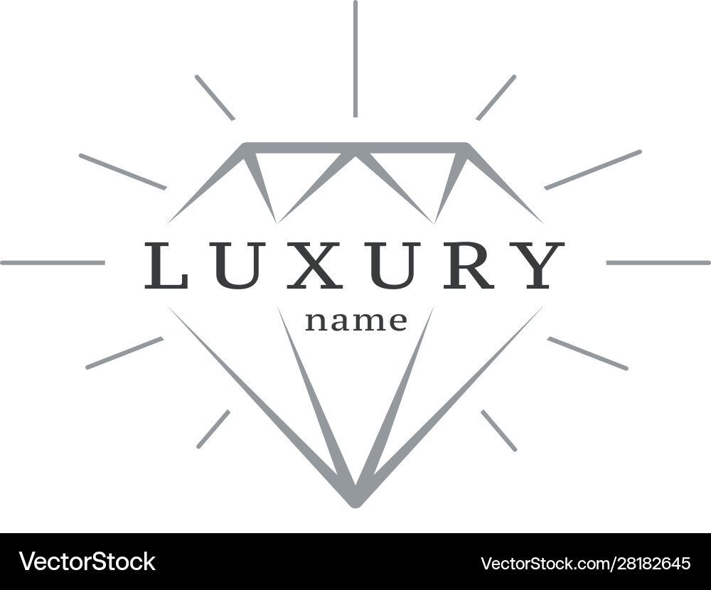 Diamond icon flat graphic design Royalty Free Vector Image