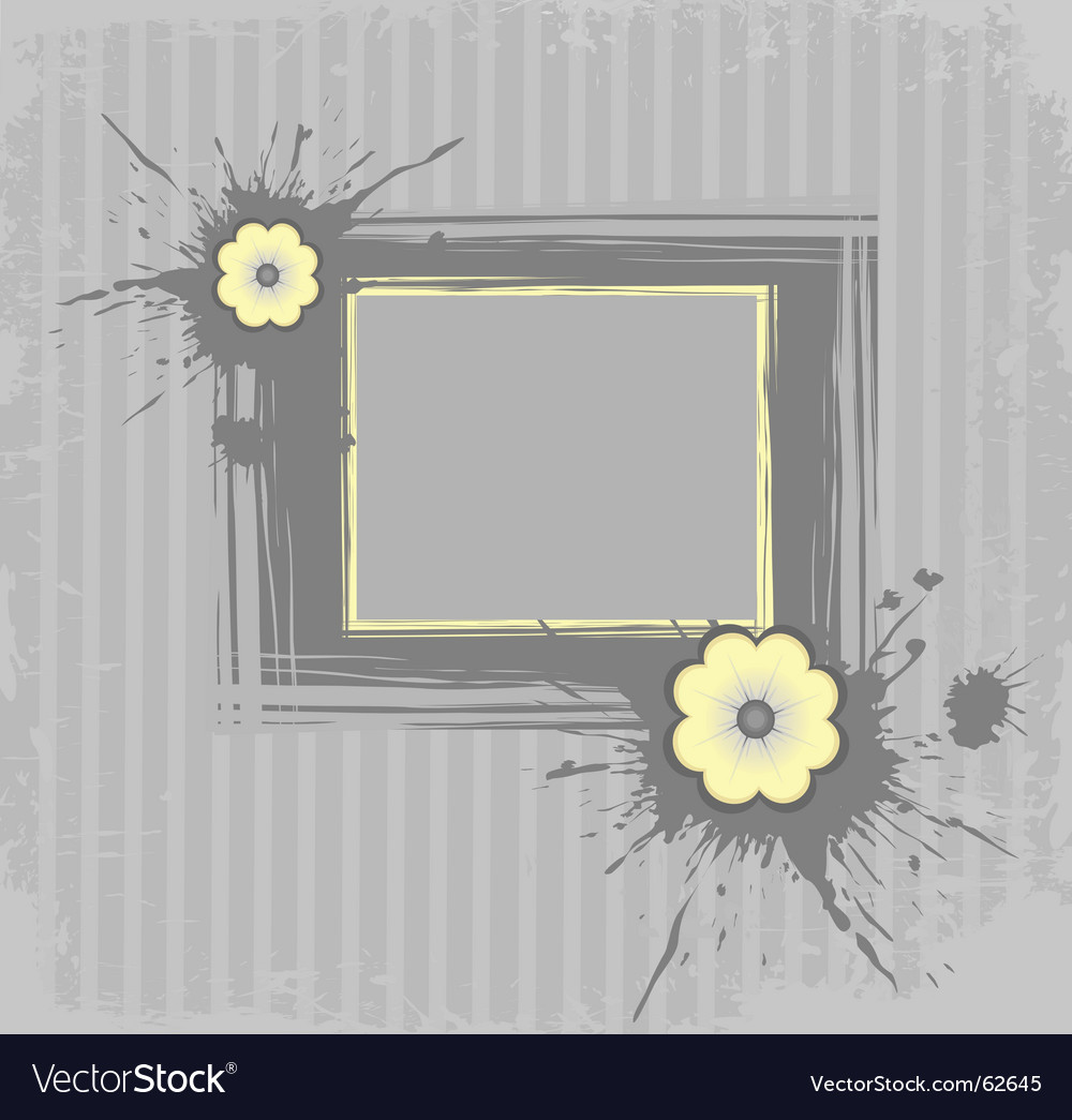 Gray frame Royalty Free Vector Image - VectorStock