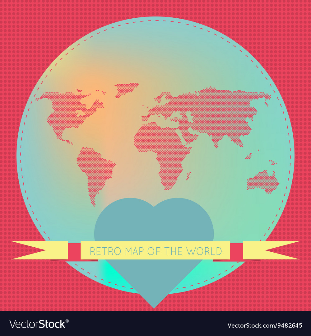 Love the world Royalty Free Vector Image - VectorStock