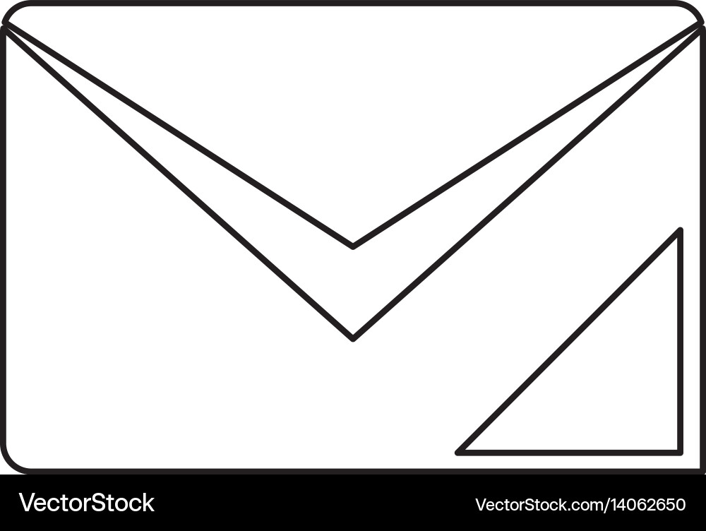 Email or mail symbol Royalty Free Vector Image