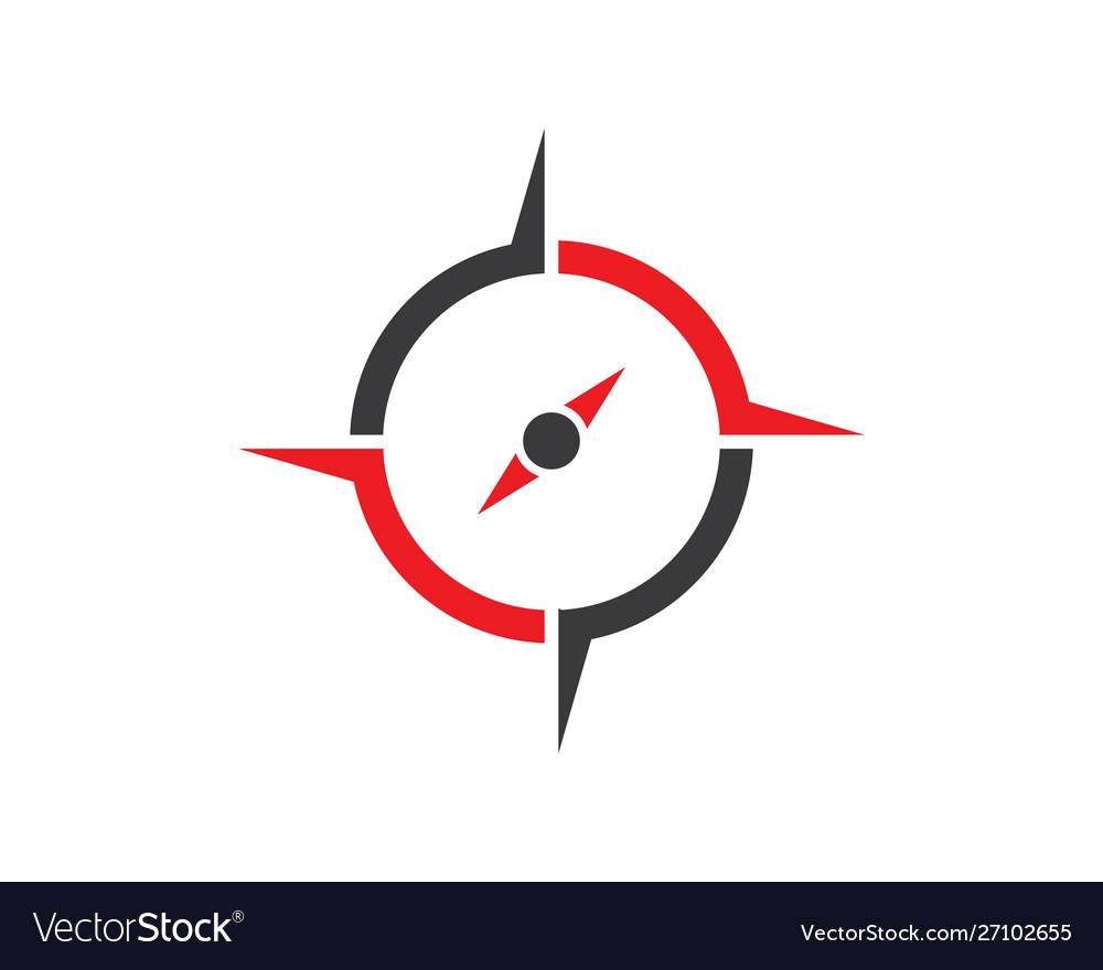 Compass logo template icon