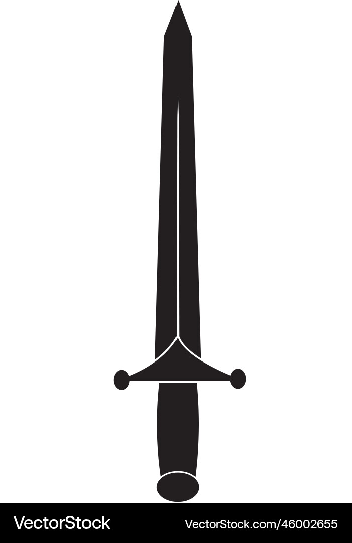 Sword icon logo Royalty Free Vector Image - VectorStock