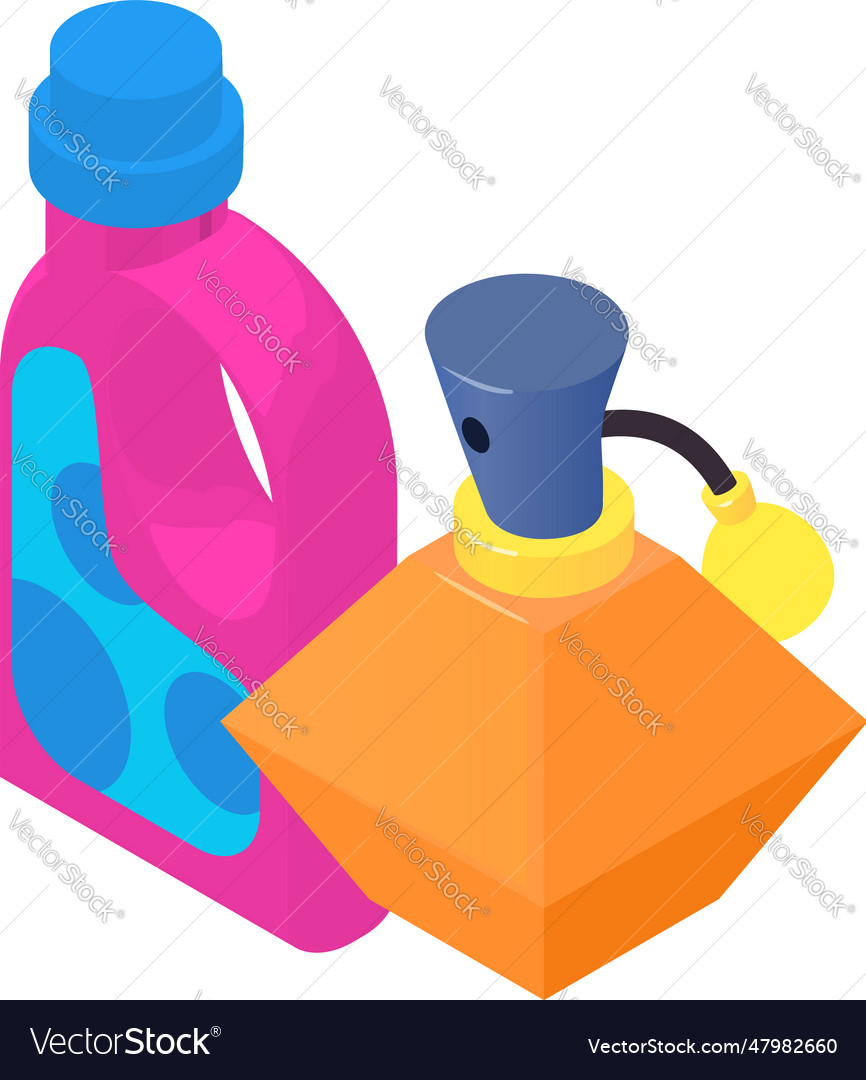 Purity concept icon isometric washing Royalty Free Vector