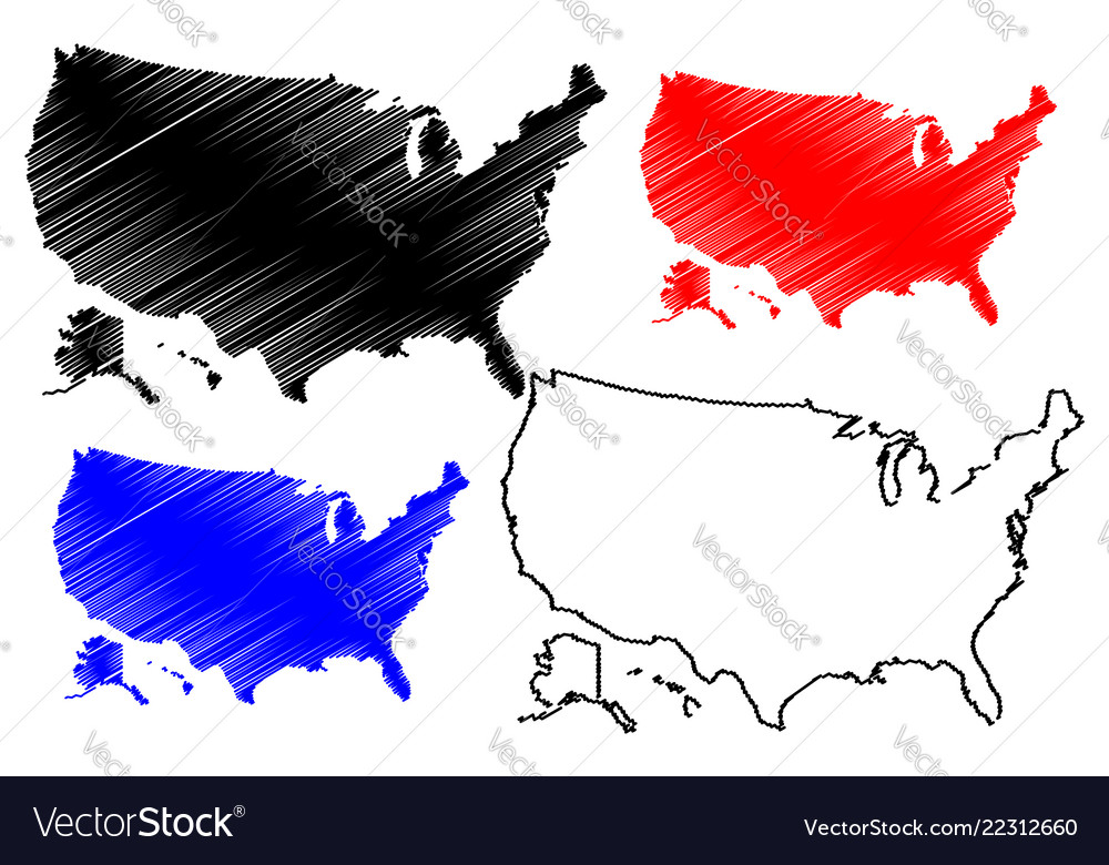 United states of america map