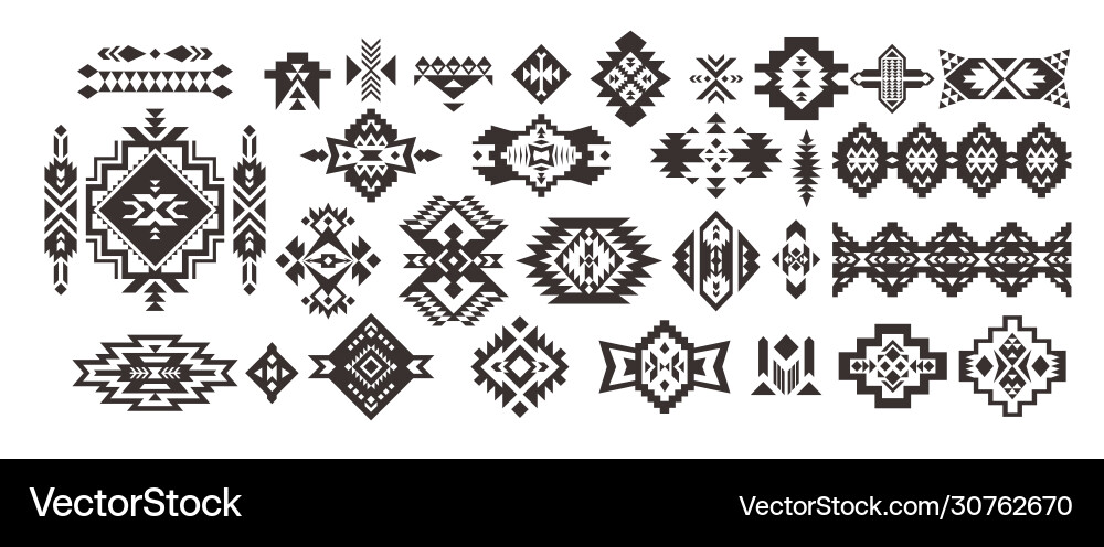 Set decorative elements Royalty Free Vector Image
