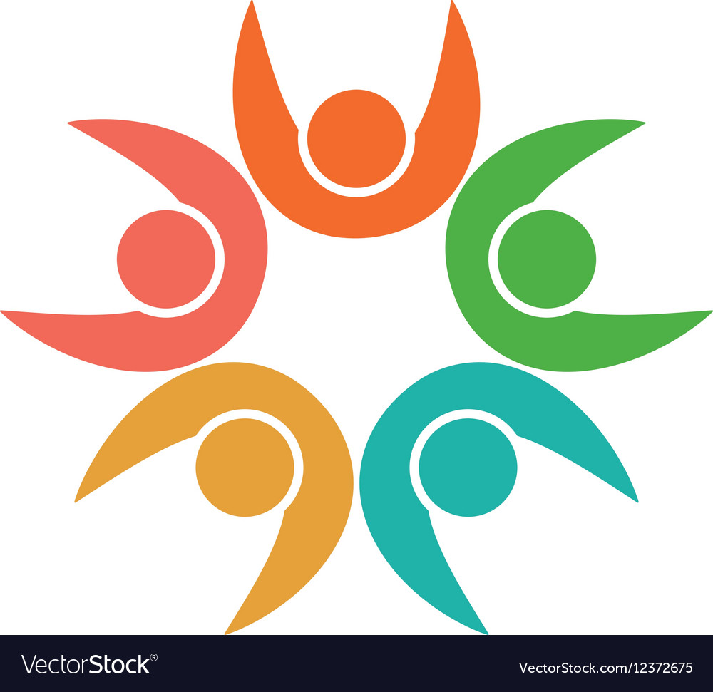 Abstract figure of human Royalty Free Vector Image