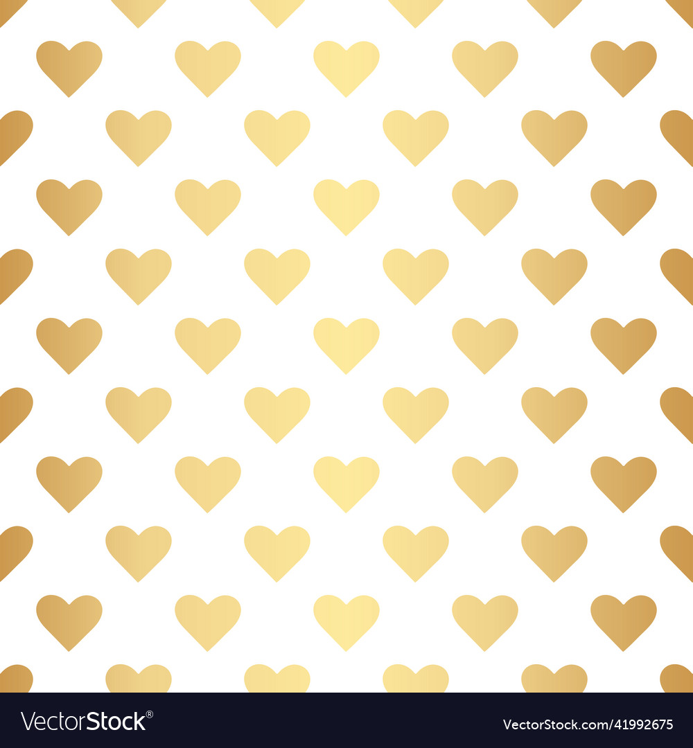 Geometric gold seamless repeat pattern background Vector Image