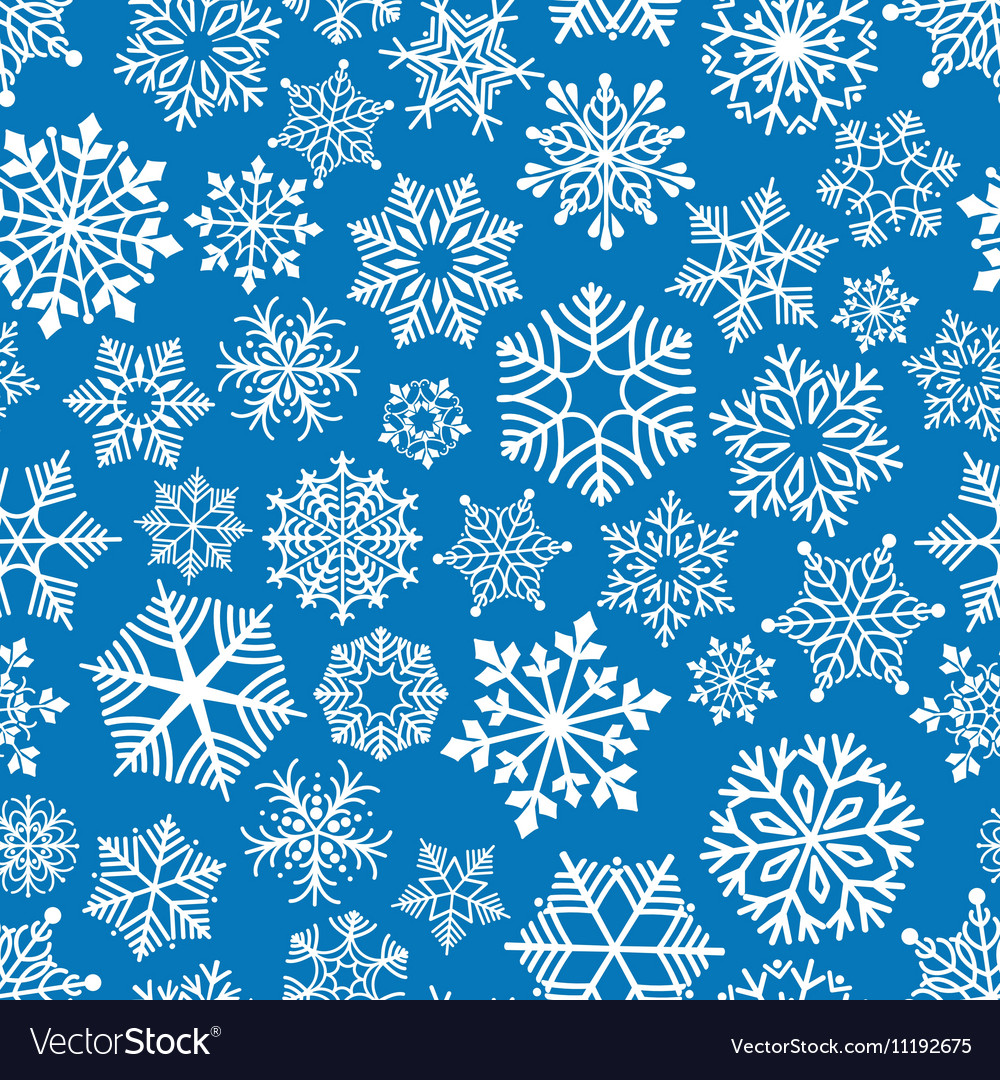 Premium AI Image  Seamless pattern with stars and snowflakes on