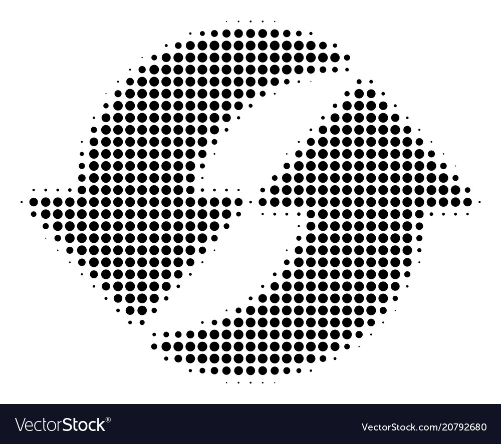 Black dotted refresh icon